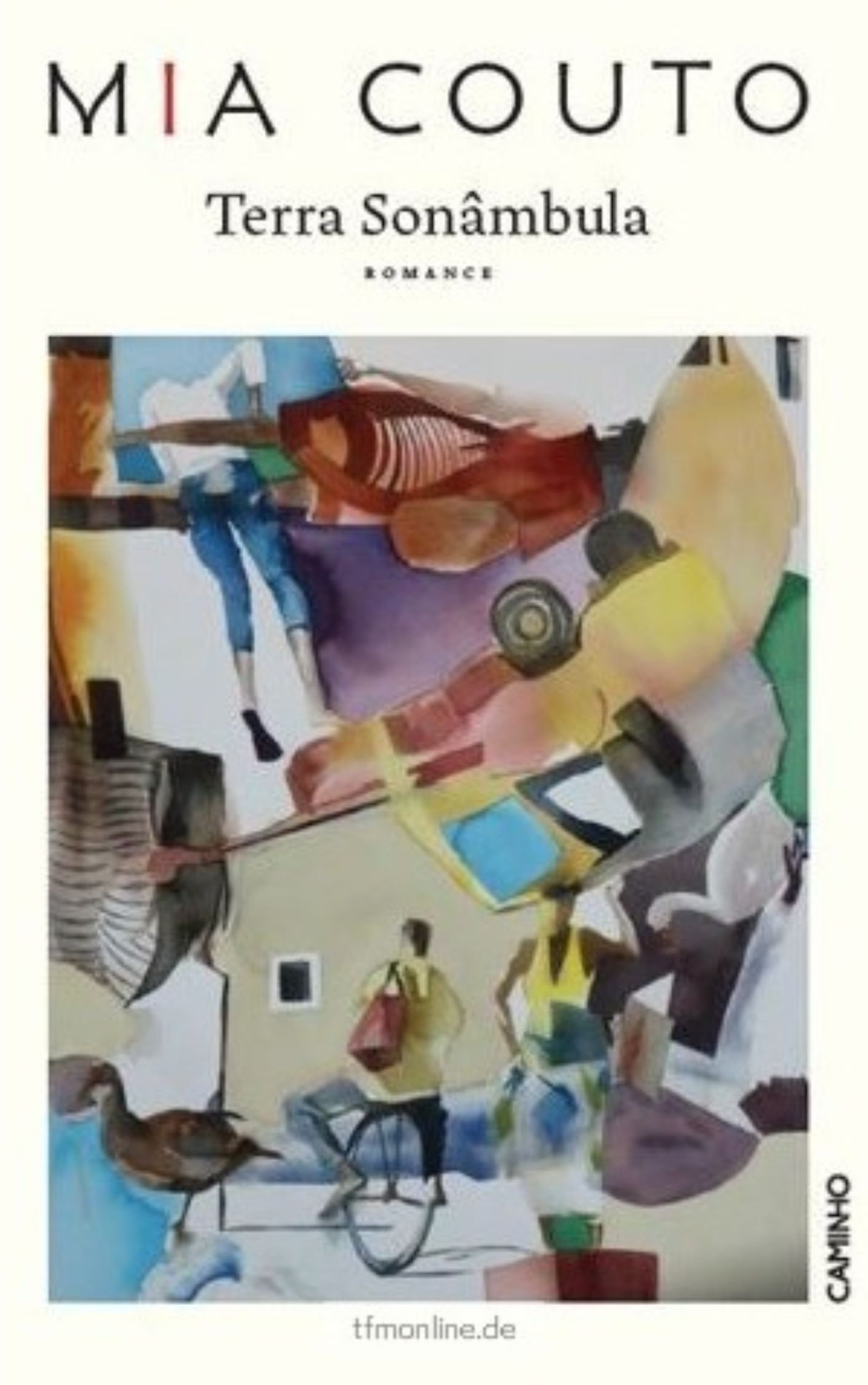 Terra Sonâmbula - capa do livro